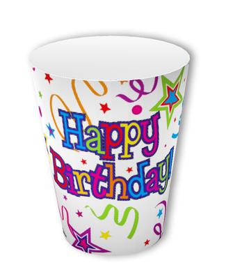 Ribbons and Stars 9oz/266ml Cups 8pcs - Partyware